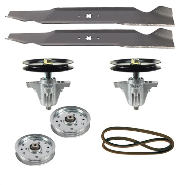 Aic Replacement Parts Rebuild Kit Spindles Blades Belt Pulleys for Troy Bilt Horse XP 46 Lawn Mower 754-04219-DECKREBUILDKIT - main